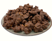 Peanut mountains vegan dark chocolate 50 percent cacao 250g