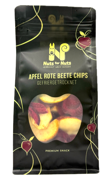 Knackige Apfel Rote Beete Chips 90g