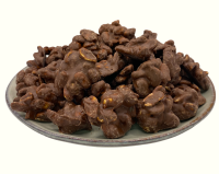 Peanut mountains vegan dark chocolate 50 percent cacao 500g